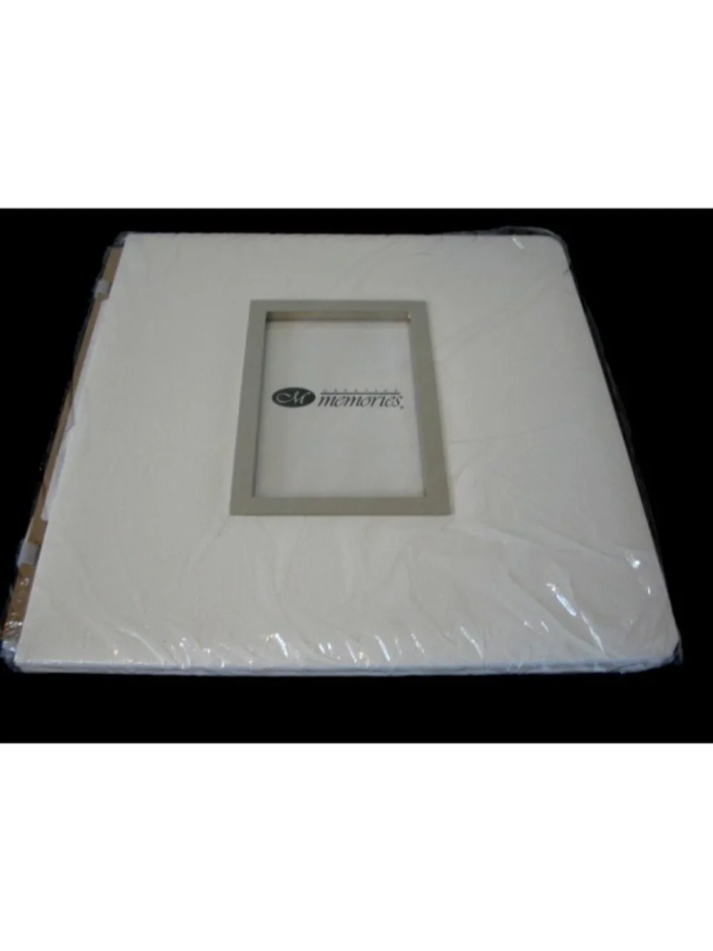 Creative Memories White 12x12 Scrapbook  Album 4x6 Silver Photo Frame